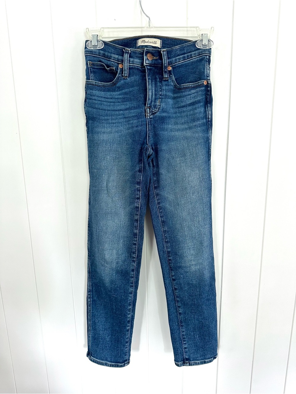 Madewell Women’s Stovepipe Skinny Blue Jeans 24P